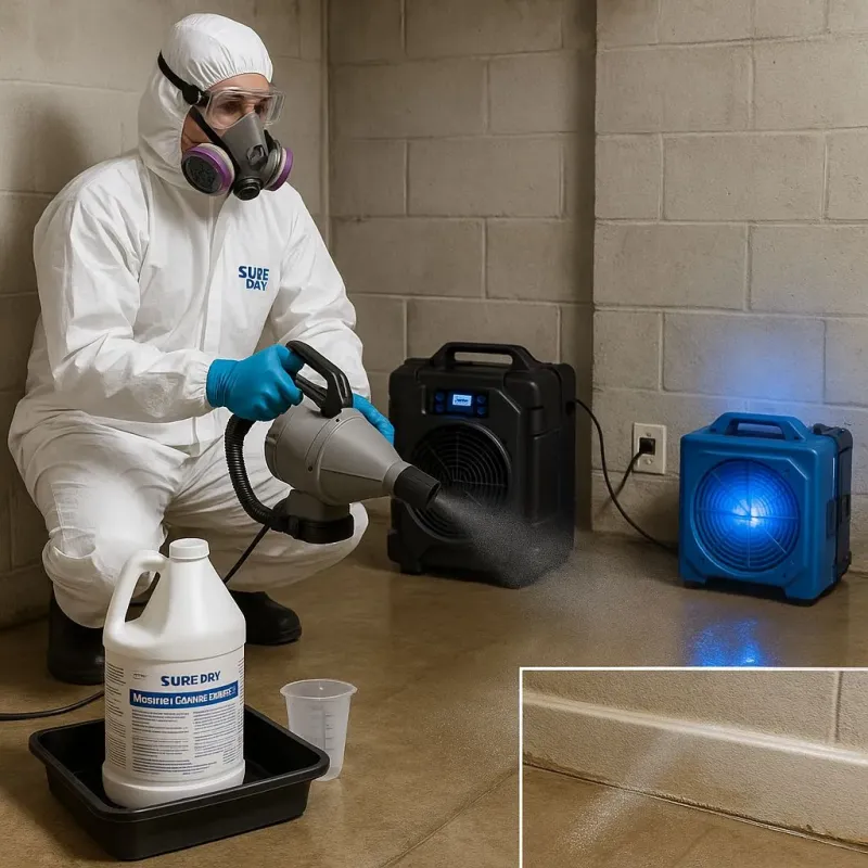 Sanitization and Odor Removal process in Timberwood Park, TX